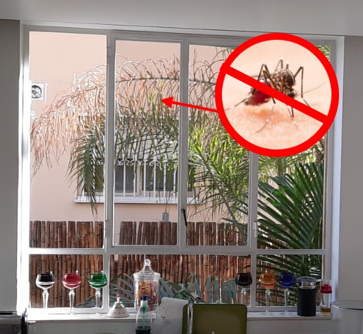 התקנת רשת נגד יתושים