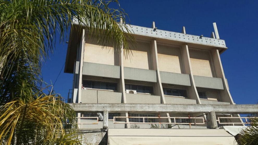 גירוש יונים מבניין משרדים באשדוד